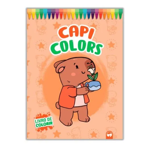Livro de Colorir Livrao Capi Colors Capybara