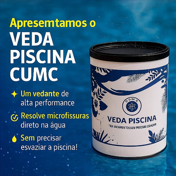 Tira Vazamento De Piscina Cumc Pó Vedante 20kg