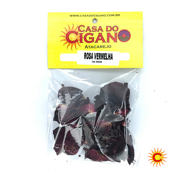 Erva Especial Rosa Vermelha - Casa do Cigano