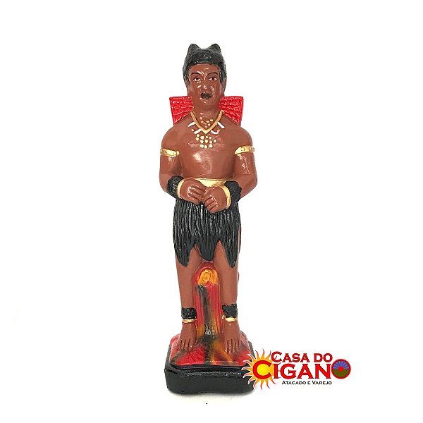 Imagem - Exu Pantera Negra - 20cm - Gesso