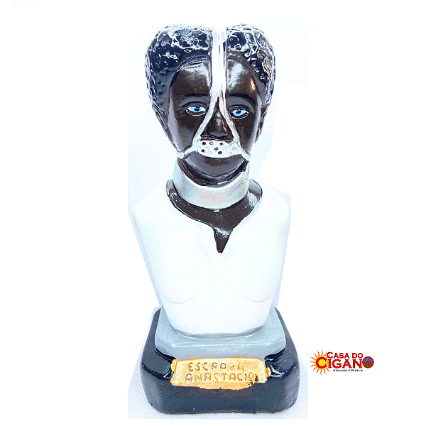 Imagem - Escrava Anastacia (Busto) - Gesso - 20cm
