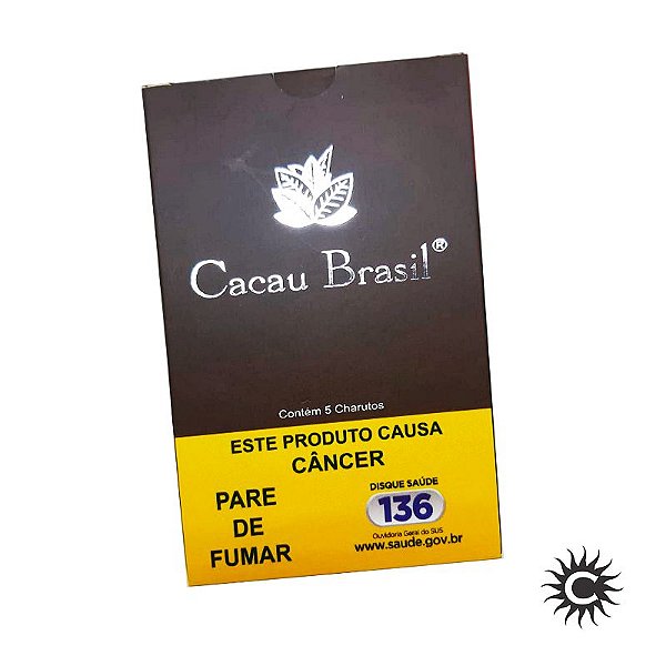 Charuto - Cacau Brasil - Chocolate - Caixa Com 5 Unidades