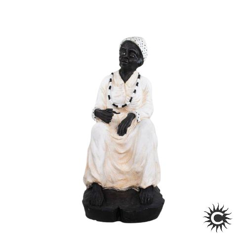 ☕ Imagem Preta Velha Camasi – 40cm