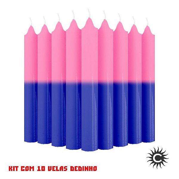 Velas Dedinho - Kit Erês Com 10 Velas