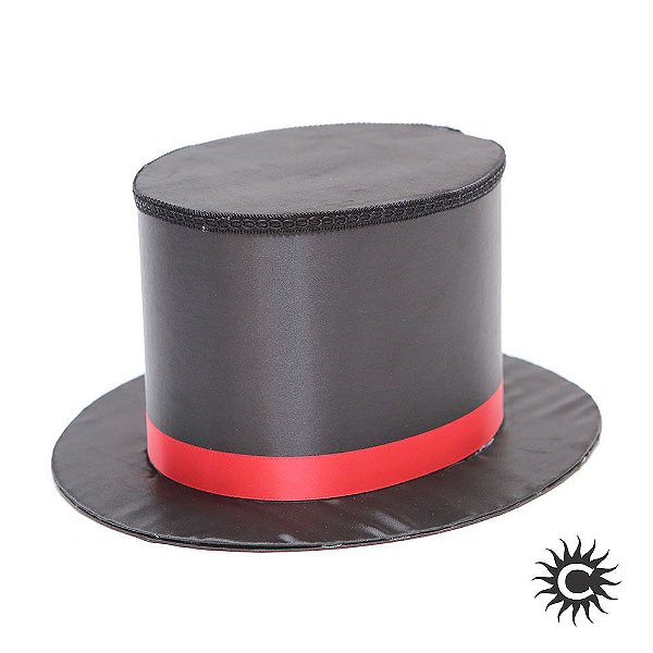 Cartola Alta Preta - Luxo - Cetim