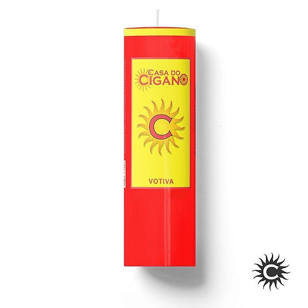 Vela - Novena - Vermelha