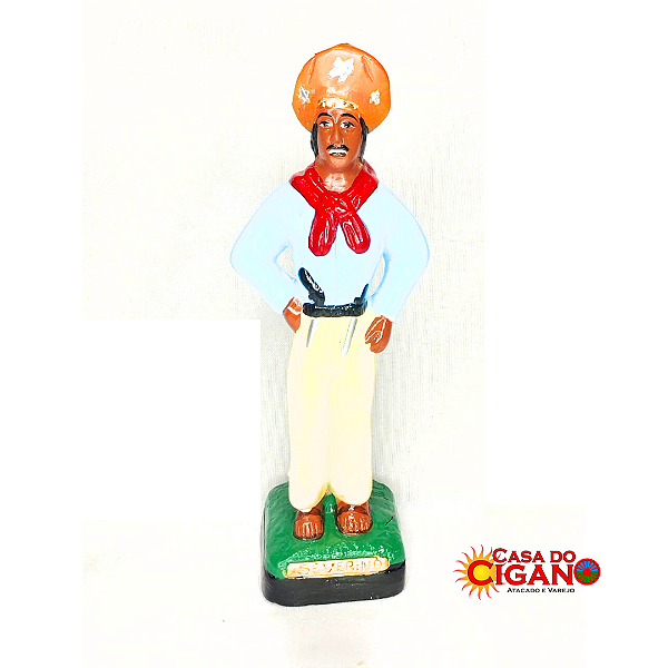 Imagem - Baiano Severino - 20 cm - Gesso Casa do Cigano