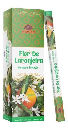 Incenso - Parman - Com 7 varetas - Flor de Laranjeira