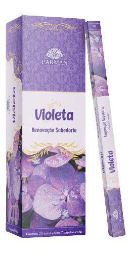 Incenso – Parman – Com 7 varetas - Violeta