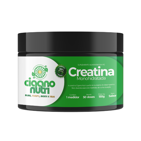 Creatina Monohidratada 150g - Cigano Nutri