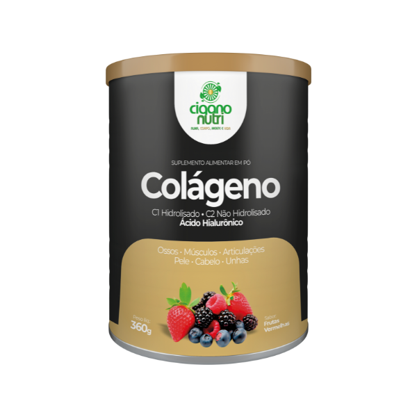 Colágeno - 360g Frutas Vermelhas - Cigano Nutri