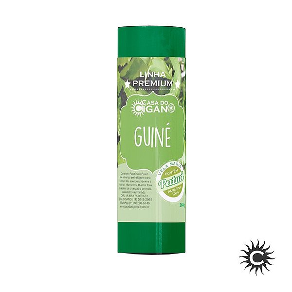 Vela 7 Dias Guiné c/ essência e patuá Linha Premium - Casa do Cigano