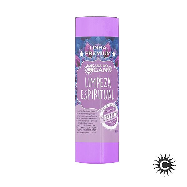 Vela 7 Dias Limpeza Espiritual essência e patuá Linha Premium - Casa do Cigano