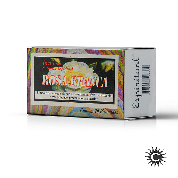 Defumador Rosa Branca - Casa do Cigano