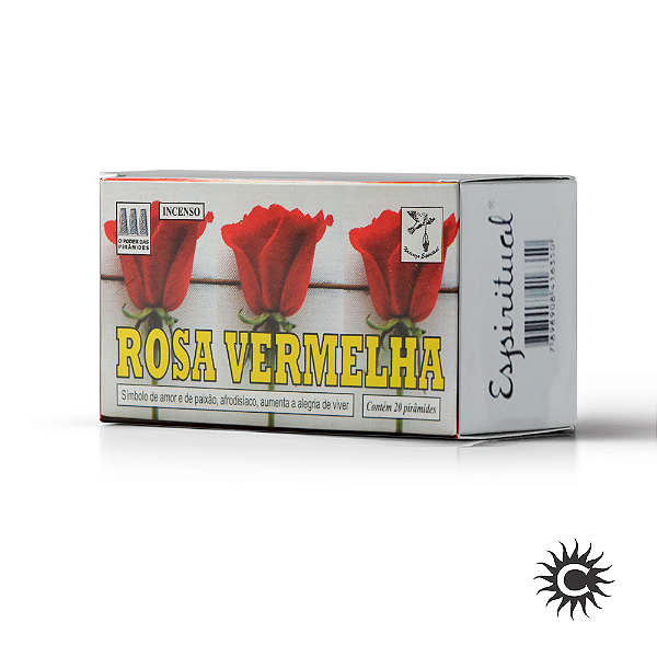 Defumador Rosa Vermelha - Casa do Cigano