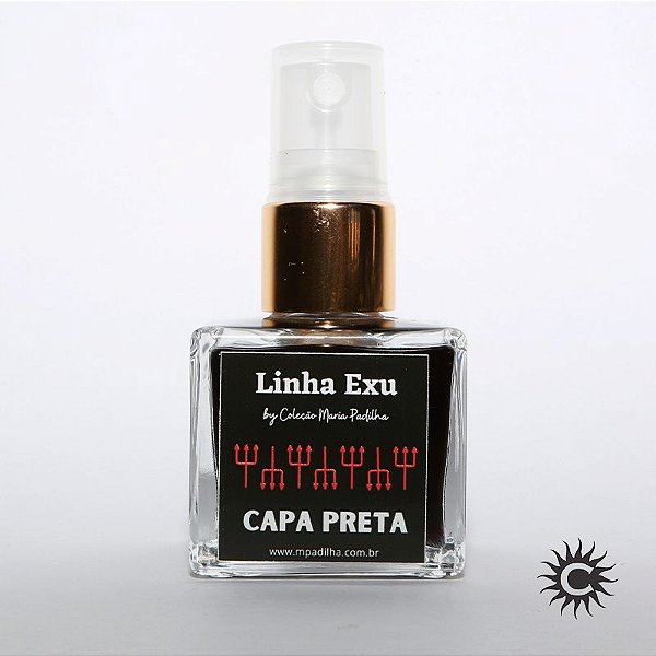 Coleção Maria Padilha - Perfume Linha 7 Exús - Exu Capa Preta 30ml