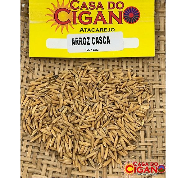 Erva Simples Arroz com Casca - Casa do Cigano