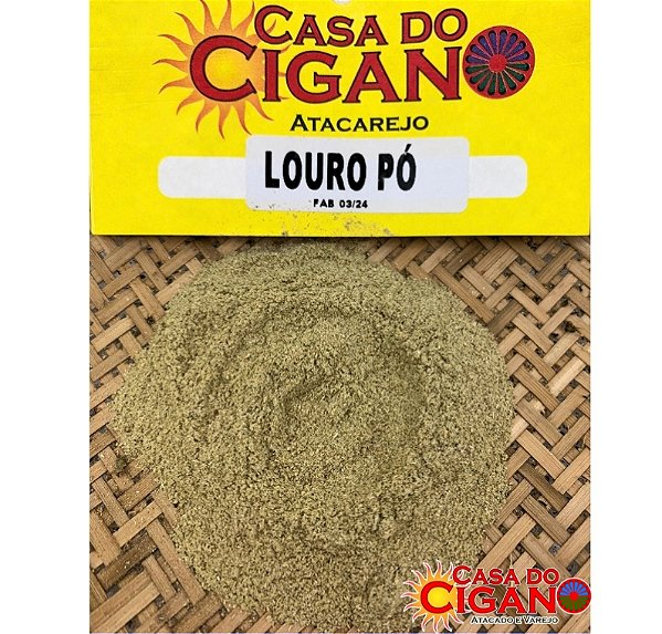 Erva Simples Louro Em Pó - Casa do Cigano