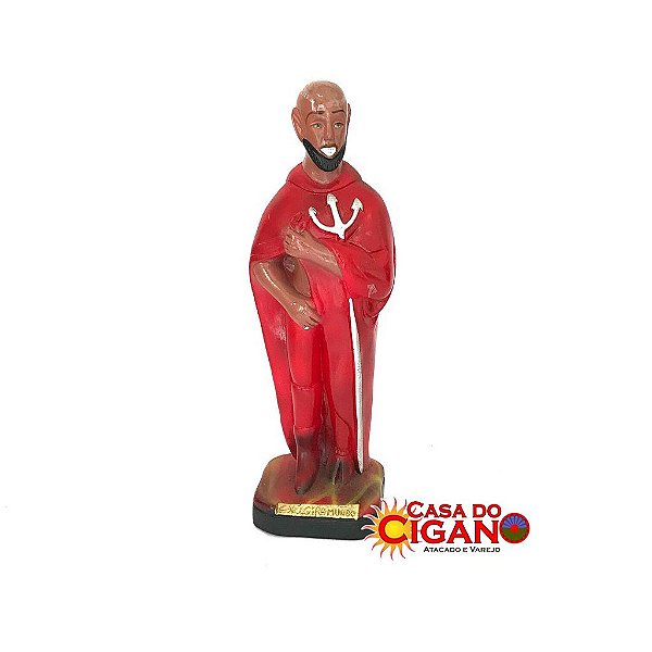 Imagem - Exu Gira Mundo - Gesso - 20cm