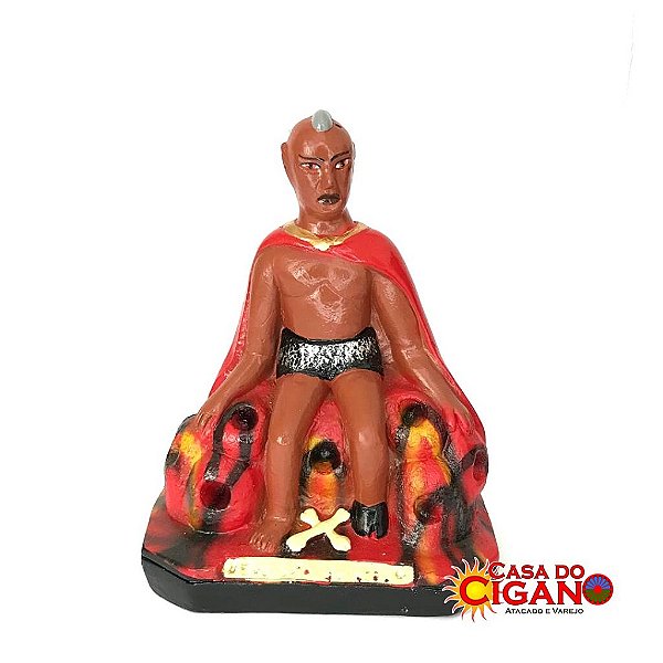 Imagem - Exu 7 Buracos - Gesso - 20 cm