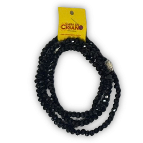 Guia especial - Preta com firma de caveira 8mm