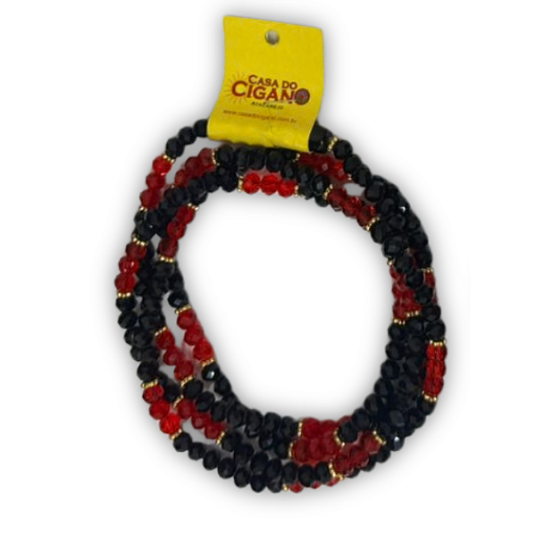 Guia especial - Preta e Vermelha 8mm