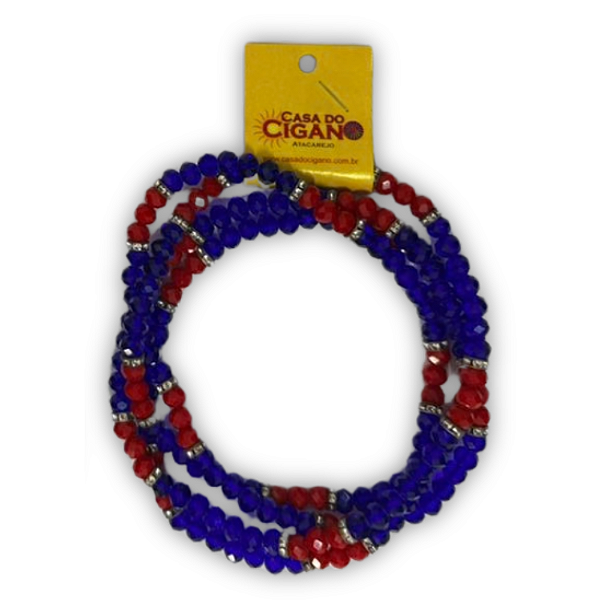 Guia especial - Azul escura e Vermelha 8mm