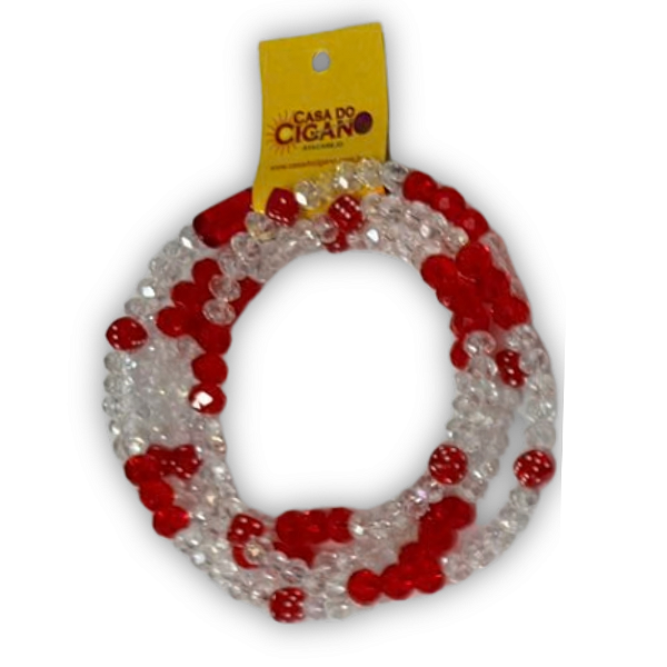 Guia especial - Branca e Vermelha Zé pilintra 8mm