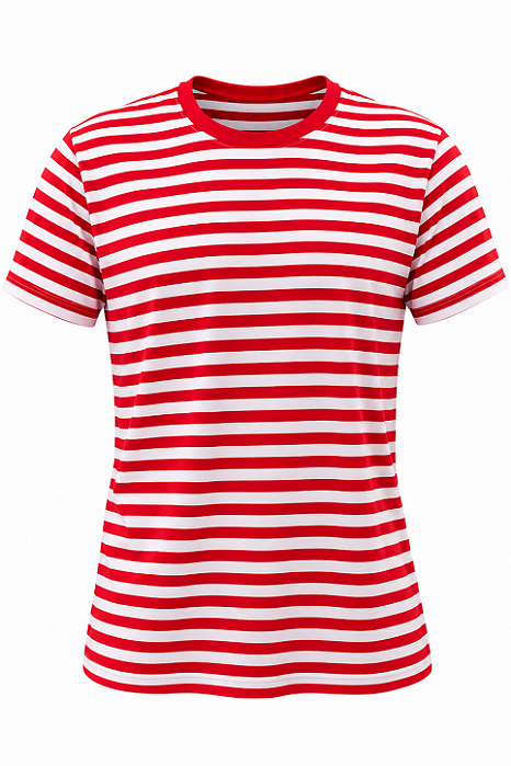 Camiseta Listrada - Malandro - vermelha e branca / azul e branca / preta e branca