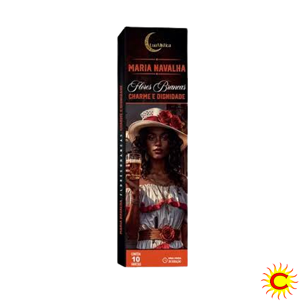 🔮 Incenso Natural Lua Mística – Maria Navalha