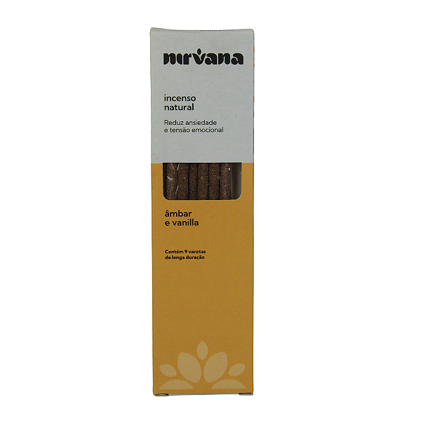 Incenso Natural Nirvana – Âmbar e Baunilha