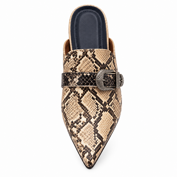 Babuche Luxo Masculino Pele de Cobra N40