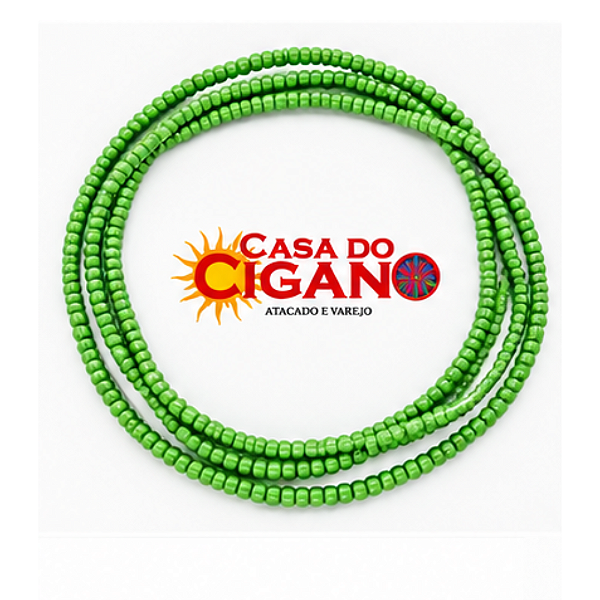 Guia de Miçanga – Verde - 1m