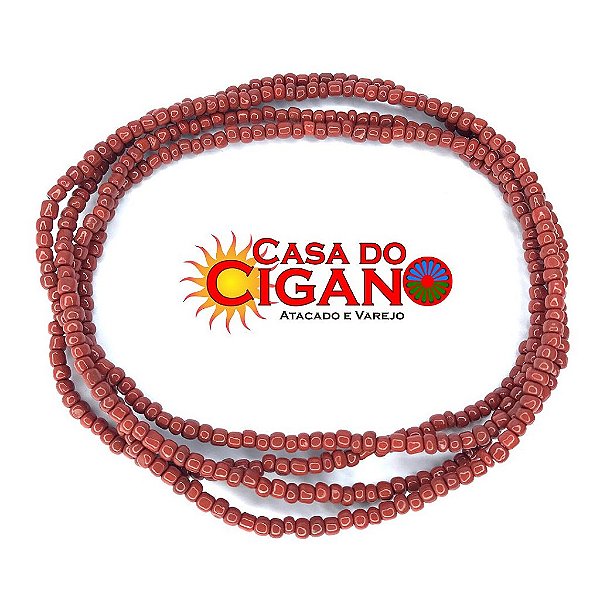 Guia de Miçanga – Marrom - 1 m