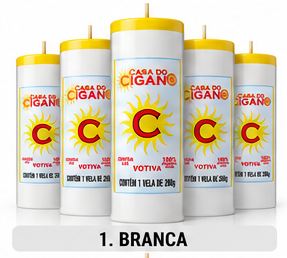 Kit com 5 Velas de 7 Dias – 260g