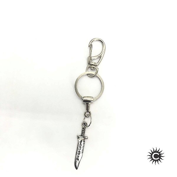 Chaveiro - Metal - Adaga Reta