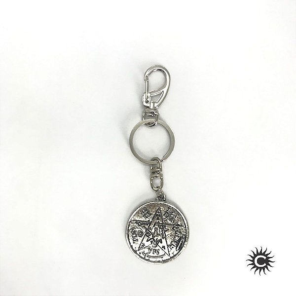 Chaveiro - Metal - Tetragramaton - Níquel