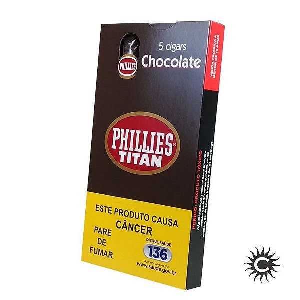 Charuto - Phillies Titan Chocolate 5 Unidades