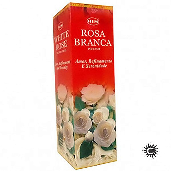 Incenso - Box Com 25 Caixas - Rosa Branca