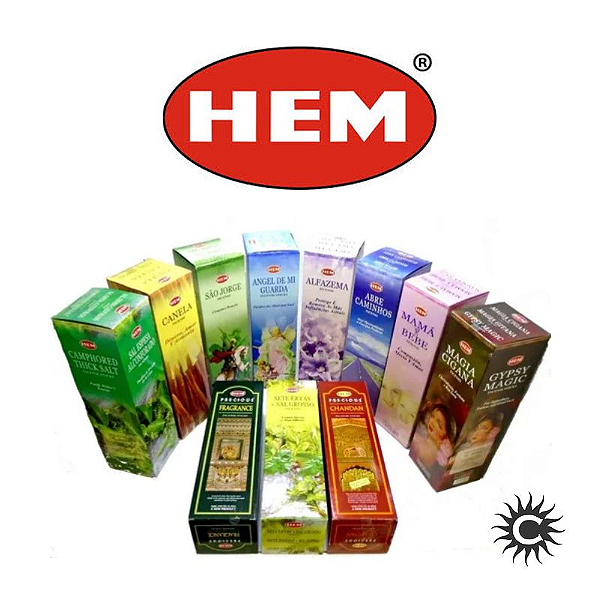 Incenso - Hem - Caixa Com 8 Varetas - Magia Cigana