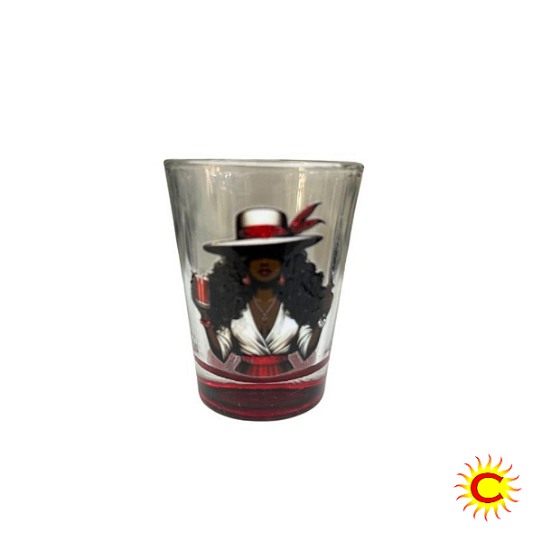 Copo Dose decorado - Maria navalha - 40ml