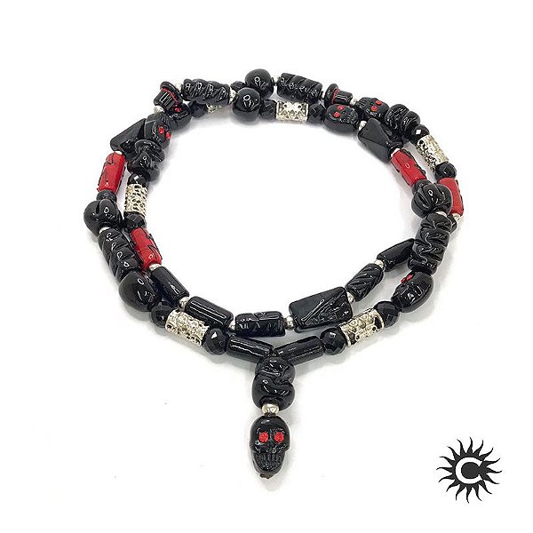 Guia De Murano - Pingente - Exú Caveira