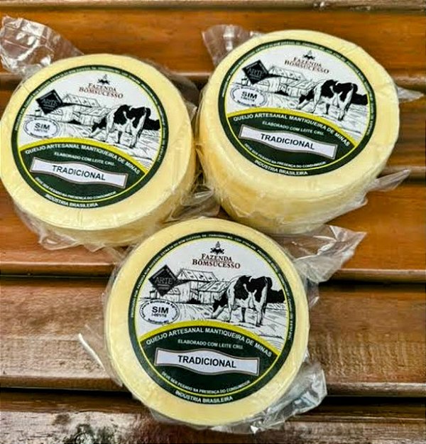 Queijo TRADICIONAL Artesanal Fazenda Bomsucesso - 500g