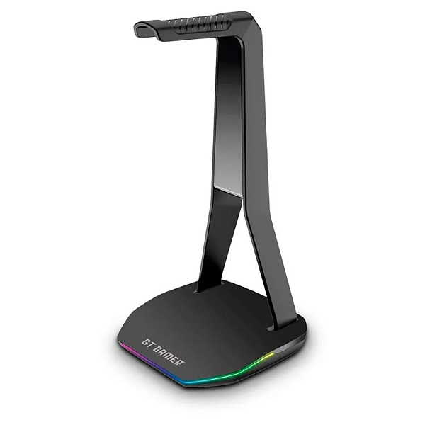 Suporte para Headset Gamer Eclipse RGB com Hub USB, USB-C 1,5 m – Preto