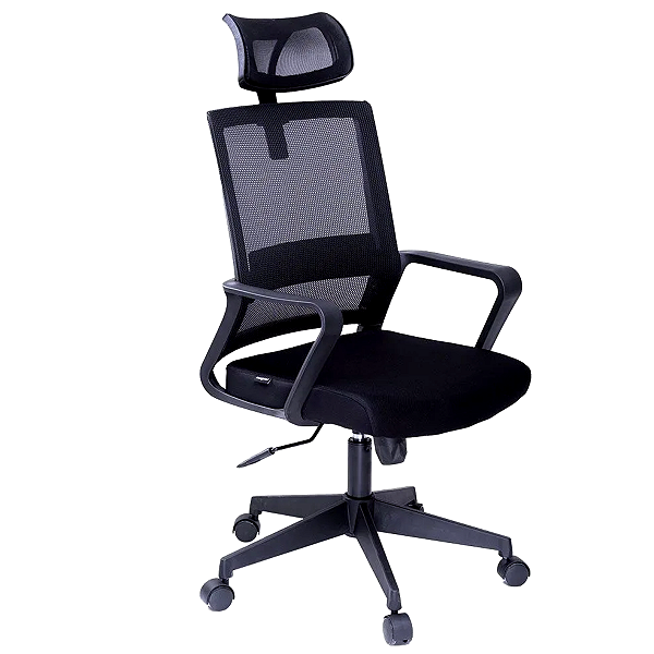 Cadeira Office Ergonômica Maxprint Martinelli – Encosto Telado, Apoio de Cabeça, Pistão Classe 3, 120 kg