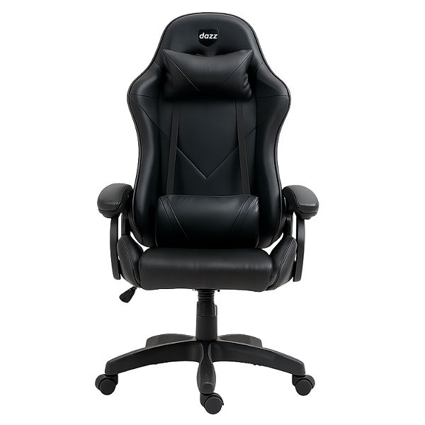 Cadeira Gamer, Cor Preta, D60, Reclinação 130°, Conforto, Suporte Lombar, X-Rocker, Dazz