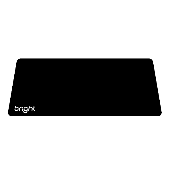 MousePad Office MP005 69 × 28 cm – preto, formato estendido, uso diário em escritório/home office Bright