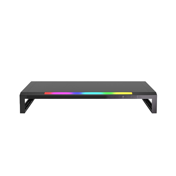 Suporte Iluminado para Monitor Bright SMN003, 7 Cores LED, 3 Ajustes, USB 1 m – Preto
