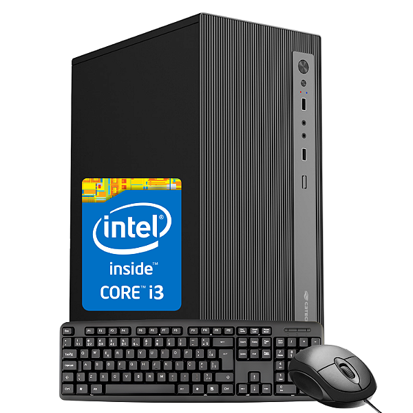 Computador NexStart Intel Core i3 8GB 240GB SSD – Windows 11 e Office com Teclado e Mouse