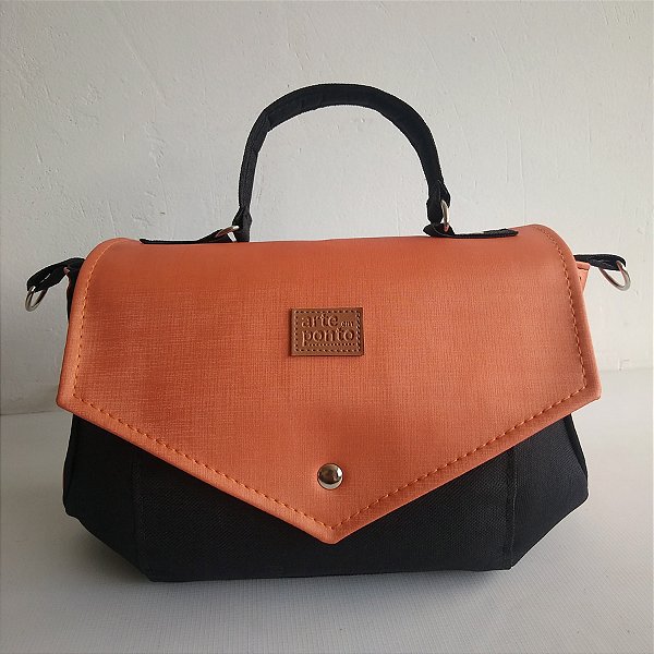 Bolsa Cherry – Preta e Laranja